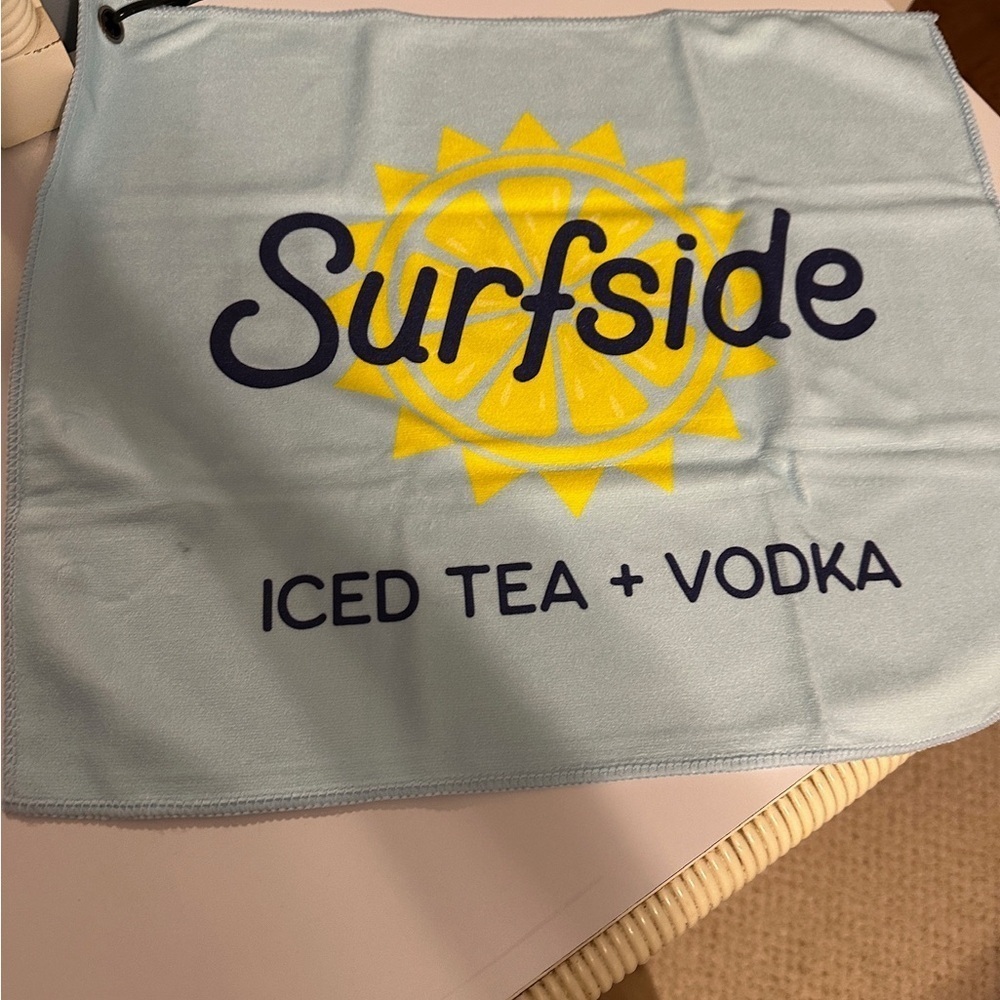 Light Blue Towel- surfside iced tea and vodka